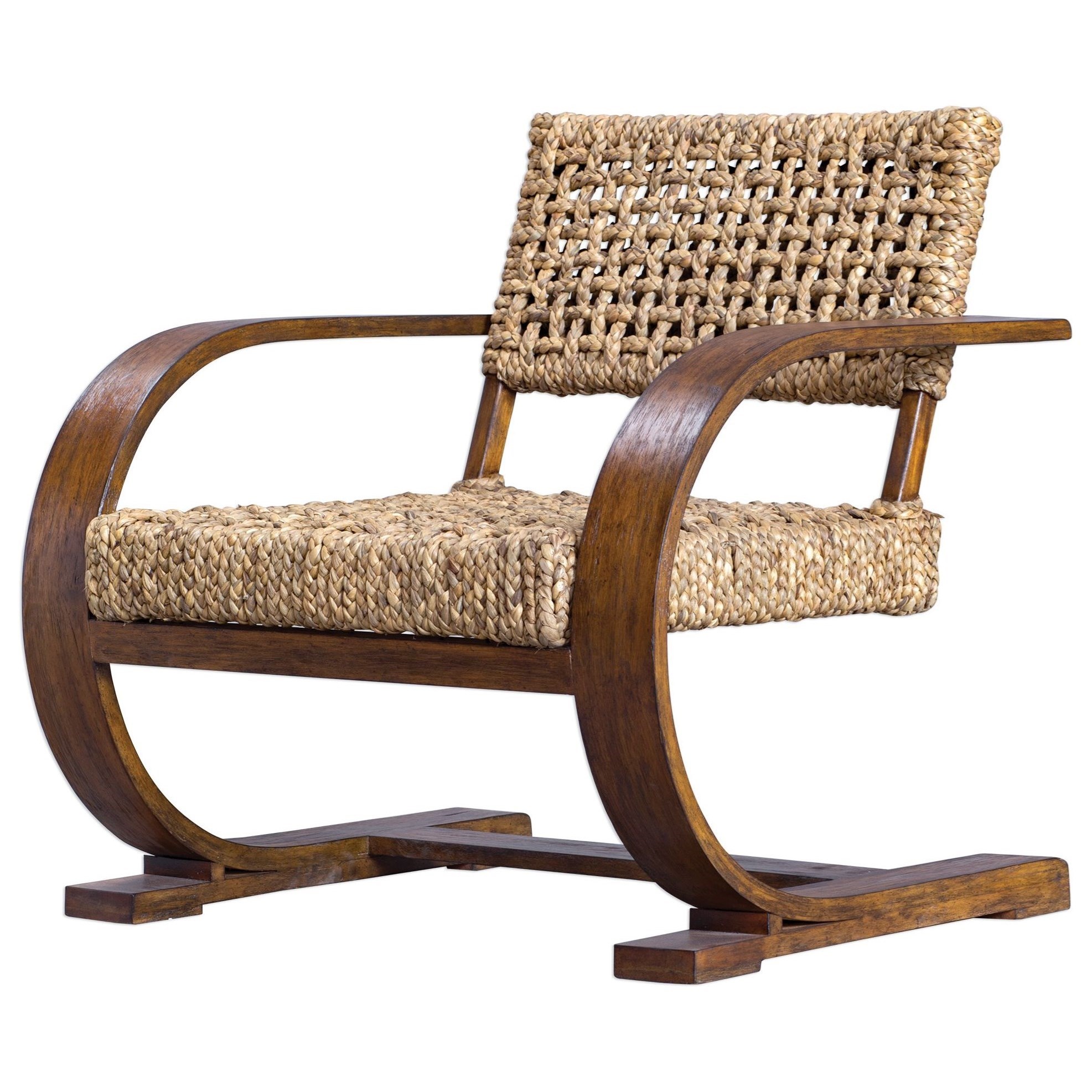 Woven online accent chair